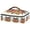 Two Swallows, variant on Iauyy Casserole Carrier for Hot Food Insulated Casserole Travel Carry Bag with Lid Food Warmer Bag for Party/Picnic,Two Palm Trees