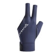 thumbnail image 2 of ZOURIH Pool Gloves Billiards Left Hand,3 Fingers Shooters Snooker Cue Sport Gloves Billiards Glove for Women or Men Billiard Accessories,Blue, 2 of 4