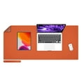 thumbnail image 1 of Base para escritorio Wolaile de cuero PU impermeable, color naranja, 91 x 43 cm, 1 of 9