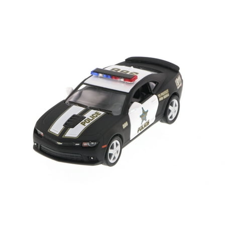 2014 Chevy Camaro Police, Black - Kinsmart 5383DP - 1/38 Scale Diecast Model Toy Car (Brand New, but NOT IN BOX)