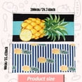 thumbnail image 2 of Dznils Printed Microfibre Beach Towels, 35" x 78", Blue Pineapple, 2 Count, 2 of 12
