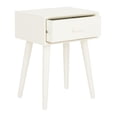 thumbnail image 3 of SAFAVIEH Lyle 1 Drawer Casual Glam Accent Table, Distressed White, 3 of 10