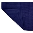 thumbnail image 5 of Better Trends 24"x 112" L-Shape Rug 100% Polypropylene Durable & Stain Resistant Reversible Indoor Area Utility Rug (Navy Solid) Alpine Solid Collection, 5 of 6