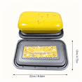 thumbnail image 2 of Realistic Boxed Cake Stress Relief Toy - Slow Rising Sensory Squeeze Fidget for Office Desk, Cute PU Foam Decompression Gift (Yellow), 2 of 4