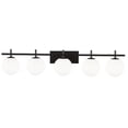 thumbnail image 1 of Dainolite VAD-415W-MB 5 Light Halogen Vanity, Matte Black, 1 of 1