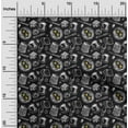thumbnail image 2 of oneOone Cotton Poplin Black Fabric English Breakfast Dress Material Fabric Print Fabric By The Yard 56 Inch Wide, 2 of 6