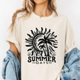 thumbnail image 2 of Summer Days Palm Tree Graphic T-Shirt - White Tropical Sun Tee, Beach Vacation Shirt, Unisex Casual Wear, Trendy Streetwear, Coastal Vibes Apparel, 2 of 7