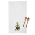 thumbnail image 2 of Carolines Treasures BB9337WTKT Herwick Sheep Christmas White Kitchen Towel Set of 2 Dish Towels Teal 19 X 25" multicolor, 2 of 3