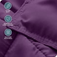 thumbnail image 5 of Bare Home Down Alternative Comforter Set - 2-Pieces - All Seasons - Twin/Twin-XL, Plum, 5 of 8