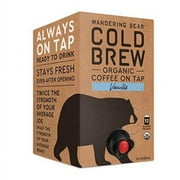 Wandering Bear Extra Strong Organic Cold Brew Coffee On Tap, Vanilla, 72 fl oz - Smooth, Unsweetened, Shelf-Stable, and Ready to Drink Cold Brew