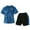 Dark Blue, variant on Boy Baby Clothes Toddler Summer Shorts Set Kids Camouflage Print Short Sleeve Running Suit 6M 12M 18M 24M 3T 4T T-shirt with Elastic Waist Outfit Outfits Two Pieces