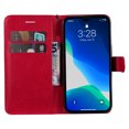 thumbnail image 2 of Nalacover Wallet Case for iPhone 14 Pro, Card Slots Holder Magnetic Clasp Premium Luxury PU Leather Flip Folio Cover with Kickstand Wrist Strap Soft Silicone Shockproof Case,Red, 2 of 8
