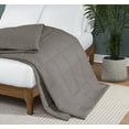 thumbnail image 3 of Truly Soft Everyday 100% Down Alternative Twin XL Blanket in Grey, Solid Color, OEKO-TEX Certified, 3 of 11