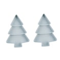 thumbnail image 5 of PAMINGONO 2Pcs Christmas Snack Bowl In Sky-Blue Plastic For Holiday Party, 5 of 8