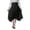 Black, variant on Womens Handkerchief Hemline Midi Skirt High Waist Casual Summer Skirts
