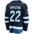 thumbnail image 3 of Men's Fanatics Mason Appleton Navy Winnipeg Jets Home Breakaway Jersey, 3 of 3