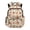 Capybara Daisy Pattern, variant on Chririnla Patriotic Patchwork Print School Backpacks with Multi Pockets Adjustable Shoulder Strap School Bag, Padded Straps 17 Inch Kids Backpack for Scuola Hiking
