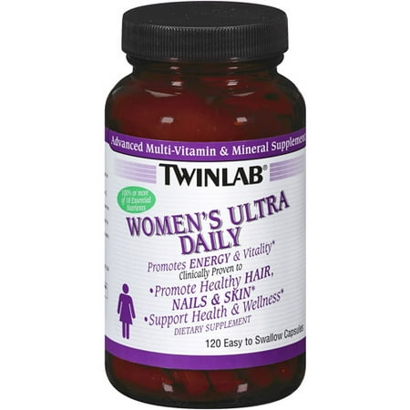 Twinlab Ultra Daily avancée multivitamines et minéraux femmes Complémentaires Capsules, 120ct