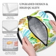 thumbnail image 6 of YFYANG Portable Waterproof Insulated Lunch Bag, Watercolor Abstract Plant Doodle Reusable Cooler Bag / Picnic Bag for Adults Teens, 6 of 9