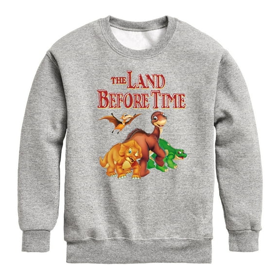 Land Before Time - Land Before Time Group - Toddler And Youth Crewneck Fleece Sweatshirt