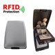thumbnail image 4 of Sywqhk Aleación De Aluminio Rfid Bank Card Holder Hombres Mujeres Wallet Card Case (Plata) Sywqhk Para estrenar, 4 of 5