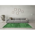 thumbnail image 3 of Ahgly Company Indoor Square Oriental Emerald Green Industrial Area Rugs, 5' Square, 3 of 4