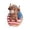 Cute ornament 2, variant on Win s Way Patriotic Highland Cow Figurine 4th of July Decorations Resin Statue Memorial Day Home Accents Desk Bookshelf Tiered Tray Tabletop Decor