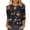 A05-Orange, variant on LEKWK Halloween Shirts for Women Plus Size 3/4 Sleeve Cute Graphic T-Shirt Loose Fit Oversized Top Holiday Party Halloween Costume,Size S-5Xl