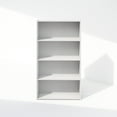 thumbnail image 4 of Furinno Simple Open Shelf, Bookcases, 4-Tier, White, 4 of 6