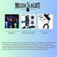 thumbnail image 4 of Soporte de pared para guitarra MuzicLight Up con LED para guitarras eléctricas, 4 of 9