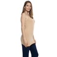 thumbnail image 2 of Stretch Is Comfort Women's Oh so Soft Spaghetti Strap Camisole Long Tank | Adult Small-Large, 2 of 7
