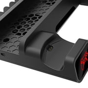 LeeQinersw Vertical Stand for PS4 Slim Regular Cooling Fan Controller Charging Station with