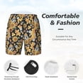 thumbnail image 5 of Fotbe Sunflowers Bee Men’s Swim Trunks Quick Dry Swim Shorts Board Shorts with Mesh Lining-XX-Large, 5 of 9
