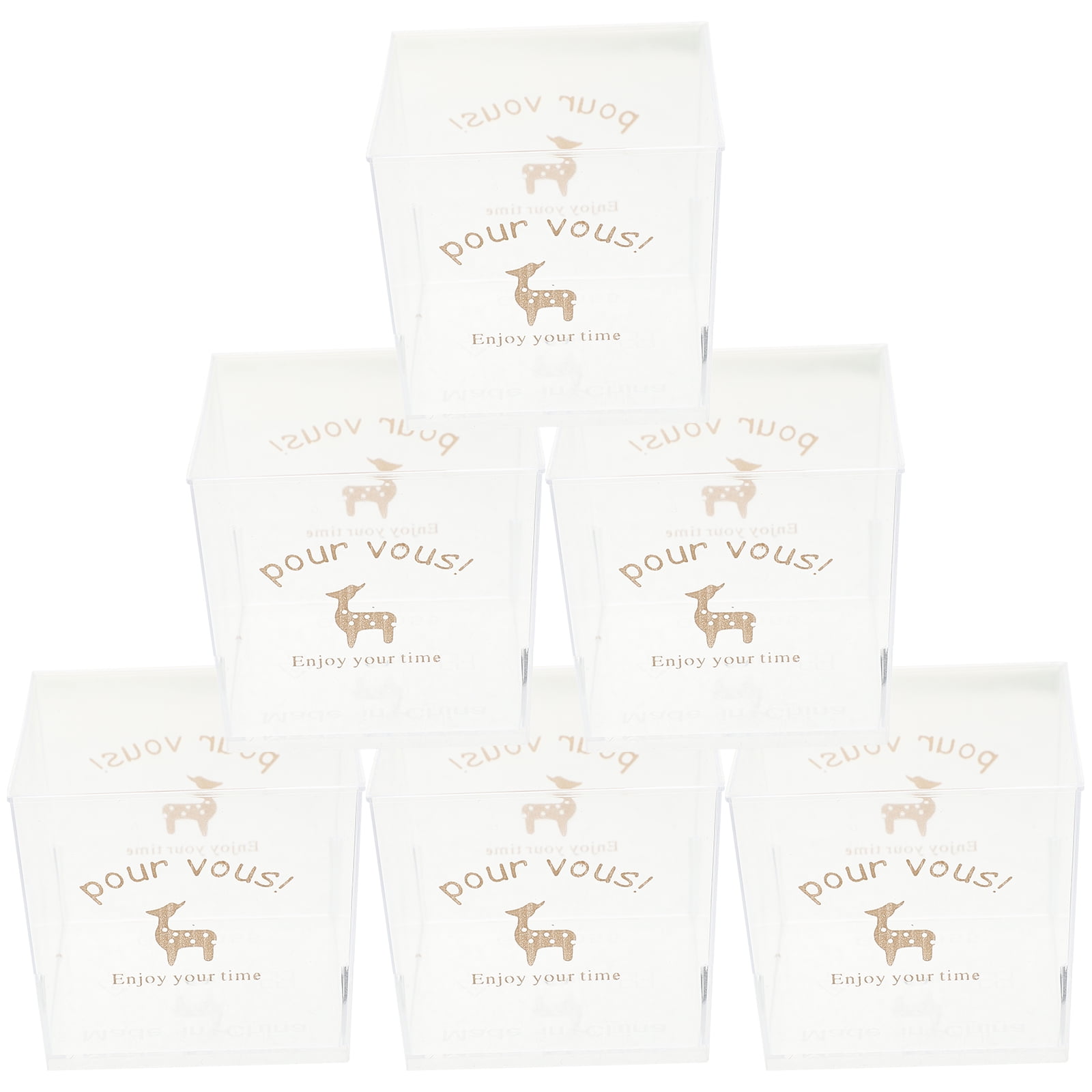 BESTONZON 10Pcs Cake Dessert Cups Ice Cream Cups Pudding Storage Cups