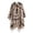 Khaki, variant on Women Winter Boho Plaid Knitted Shawl Wraps Open Front Cardigan Poncho Cape Soft Warm Oversized Blanket Scarf for Cold Weather Daily Travel Indoor Outdoor Use