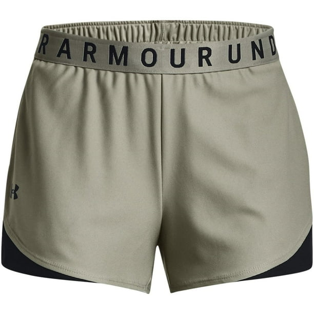 Pantalones cortos Play Up 3.0 de Under Armour para mujer, Grove Green XXL
