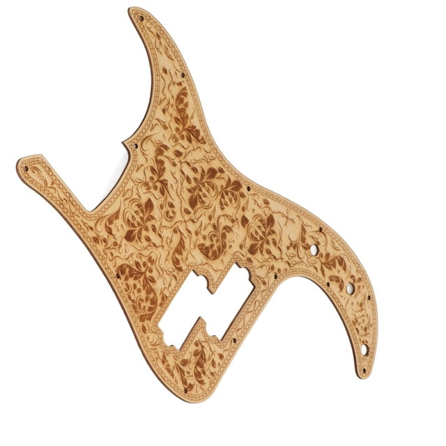 Electric Guitar Pickguard, Guitar Pickguard Professional Delicate Fine Workmanship Tight Fit Maple For Replacement
