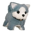 thumbnail image 4 of Almencla Interactive Electronic Puppy Plush Toy Companion Plush Animal Interaction Gift Realistic Electronic Pet for Kids Holiday Gift , Blue, 4 of 8