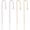 Golden&platinum, 85mm, variant on 1 Box 10Pcs 18K Gold Plated Ear Threads Dangle Bar Through Threaded Long Chain Earrings Pierced Dangling Drop Stud Earrings with Loop 3.34inch