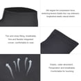 thumbnail image 4 of Gants Demi-Doigts, Élastiques Gant Poignet Multifonctions Extensible pour Sports de Plein Air, 4 of 8