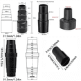 thumbnail image 4 of 10X Hose Adapter Universal - Vacuum Cleaner Adapter Rubber, Vacuum Cleaner Adapter - Hose Reducer, 4 of 7