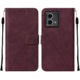 thumbnail image 2 of for Moto G Stylus 5G 2023 Wallet Case with Card Holder Leather with Kickstand Card Slots Phone Case Durable Magnetic Closure Shockproof Protective Cover Case for Moto G Stylus 5G 2023 Red YBS, 2 of 10