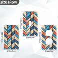 thumbnail image 7 of Yayeee Blank Wall Plate Cover 1-Gang 4.5"x2.7" Home Unused Decorative Outlet, Blue Geometric, 7 of 7