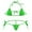 Green, variant on JSGEK Women Tie Side Triangle Cup Bikini Set 2 Piece Swimwear Lingerie for Beach or Poolside Purple Free Size