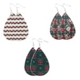thumbnail image 1 of Pendientes de piel sintética de Navidad, pendientes colgantes de Navidad Zhivalor CPB-CJZ354-1, 1 of 5