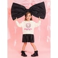 thumbnail image 6 of Hello Kitty Toddler Girls' Mixed Graphic Collared Dress with Long Sleeves, Sizes 12M-5T, 6 of 12