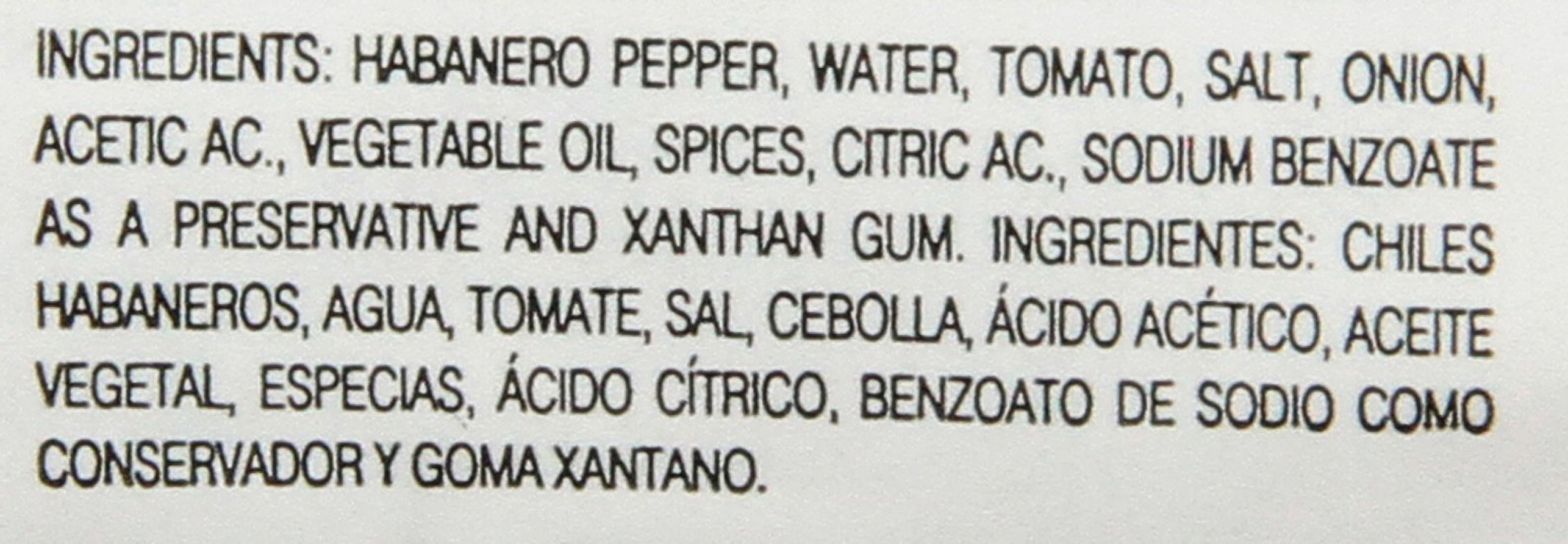 El Yucateco Habanero Verde XXtra Hot Sauce, 4 Ounce (Pack of 6)