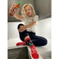 thumbnail image 2 of OoohYeah Womens Funny Novelty Sriracha Socks, Crazy Fashion Crew Socks, Awesome Sauce, 2 of 4