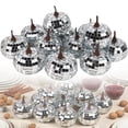 thumbnail image 1 of AKEGAMN Clearance! Silver Pumpkin Fall Decor Glitter Pumpkins For Decorating Artificial Craft Pumpkins For Thanksgiving Table Decorations Silver Pumpkin Fall Decor Glitter Pumpkins For Decorating Ar, 1 of 6