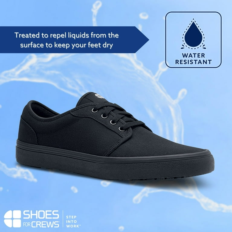 Slip on black canvas shoes best sale